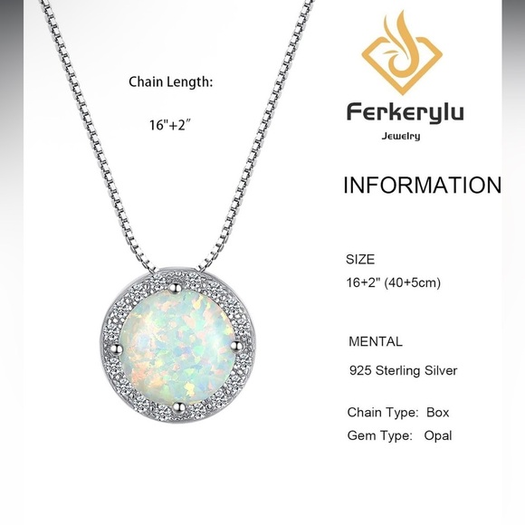 Elegant Silver Pendant Necklace - Picture 4 of 4